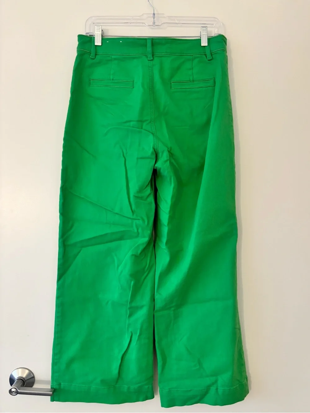 LOFT Kelly Green Wide Leg The Palmer Pants 8P - Picture 3 of 3